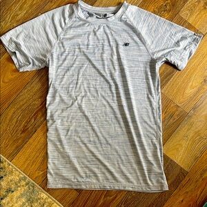 New Balance Men's Light Gray Short Sleeve Tee